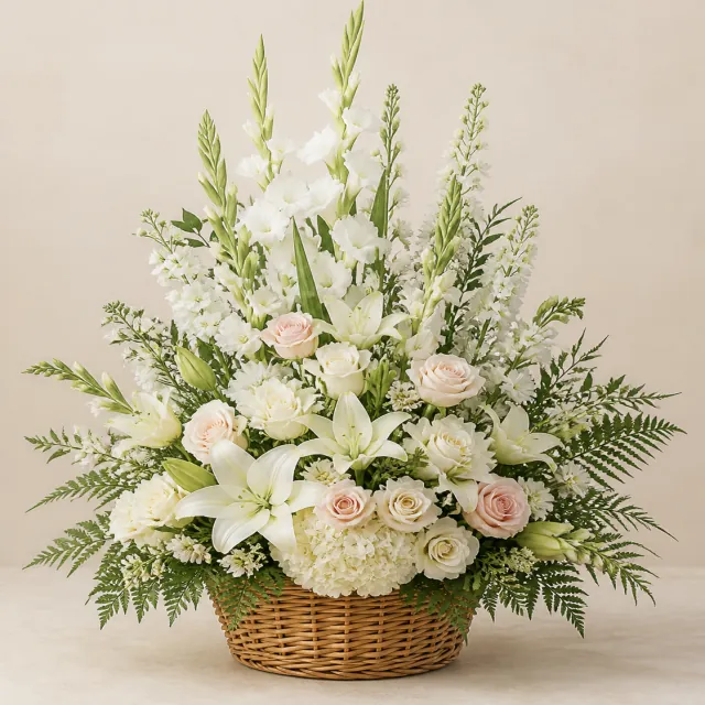 Service Floor Basket by Fairway Florist